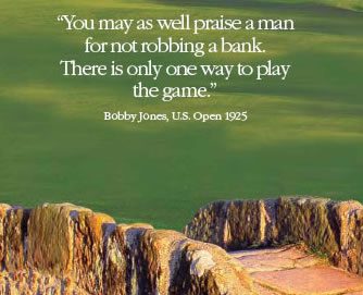 A picture of some rocks with a quote by bobby jones.