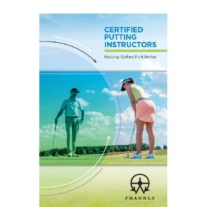 A book cover with two people playing golf.